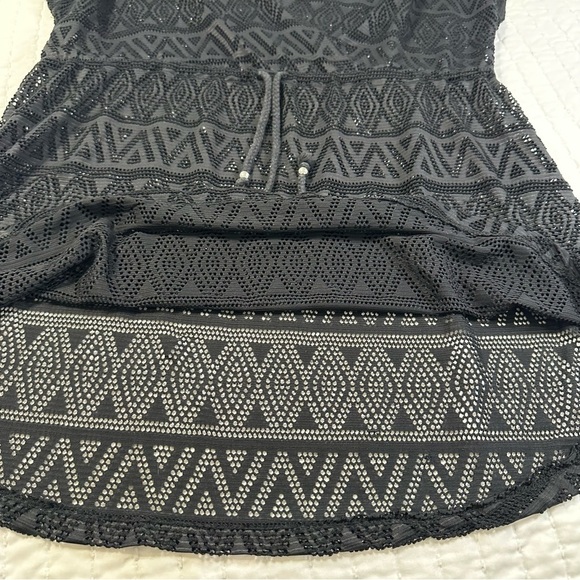 Apt. 9 Women's Elegant Black Swim  Crochet Cover-Up - Picture 8 of 11
